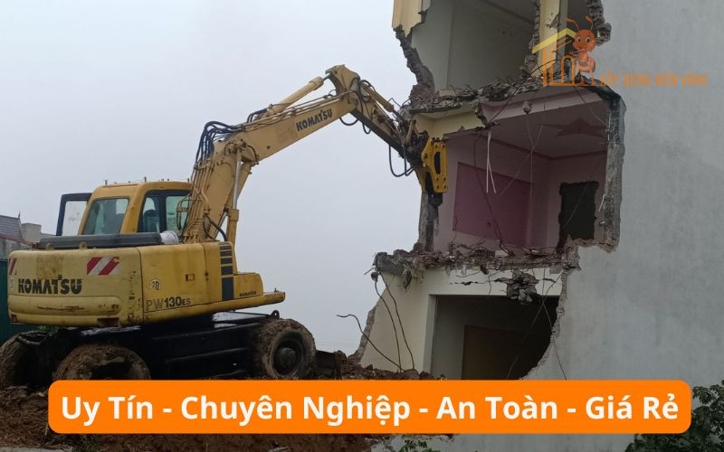 Dịch vụ phá dỡ nhà, công trình Cầu Giấy  uy tín