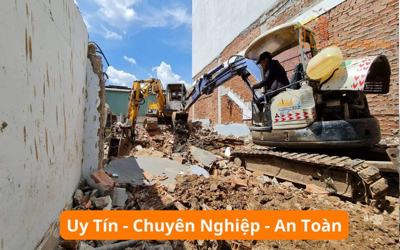 Dịch vụ phá dỡ nhà, công trình Chương Mỹ chuyên nghiệp