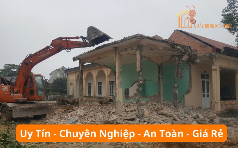 Dịch vụ phá dỡ nhà, công trình Chương Mỹ uy tín